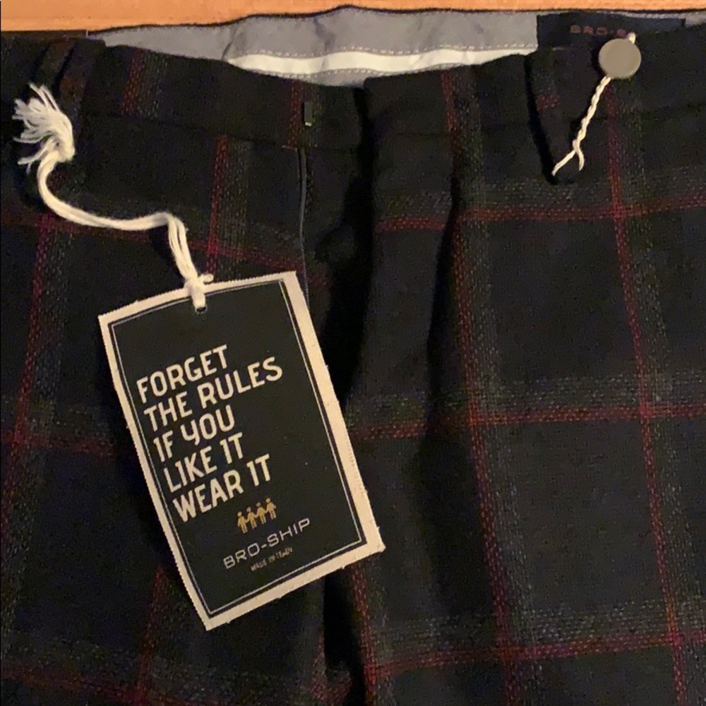 Men’s Bro-Ship pants, size 32, made in Italy